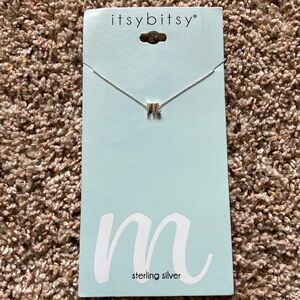 Silver Initial Necklace